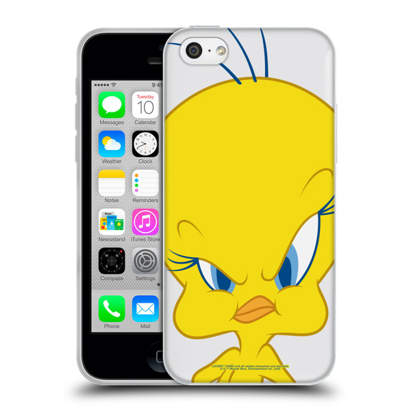 Looney Tunes Characters Tweety Soft Gel Case for Apple iPhone 5c