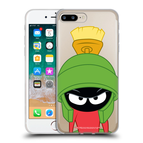 Looney Tunes Characters Marvin The Martian Soft Gel Case for Apple iPhone 7 Plus / iPhone 8 Plus