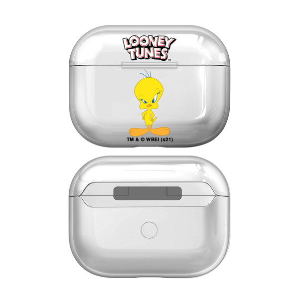 Looney Tunes Characters Tweety Clear Hard Crystal Cover Case for Apple AirPods Pro Charging Case