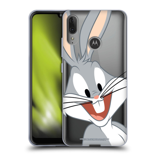 Looney Tunes Characters Bugs Bunny Soft Gel Case for Motorola Moto E6 Plus