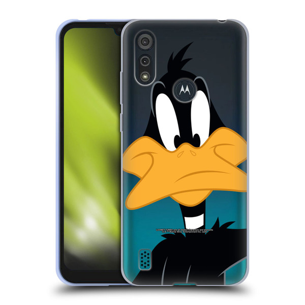 Looney Tunes Characters Daffy Duck Soft Gel Case for Motorola Moto E6s (2020)