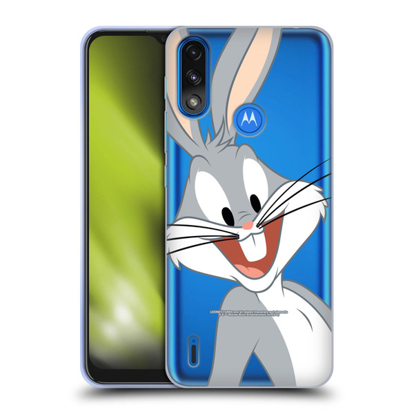 Looney Tunes Characters Bugs Bunny Soft Gel Case for Motorola Moto E7 Power / Moto E7i Power