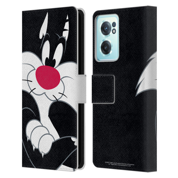 Looney Tunes Characters Sylvester The Cat Leather Book Wallet Case Cover For OnePlus Nord CE 2 5G