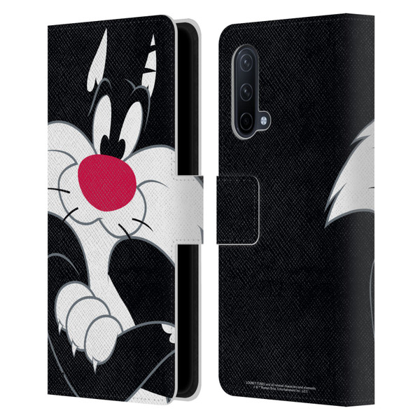 Looney Tunes Characters Sylvester The Cat Leather Book Wallet Case Cover For OnePlus Nord CE 5G