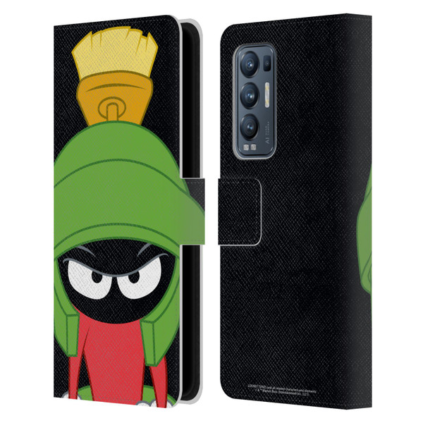Looney Tunes Characters Marvin The Martian Leather Book Wallet Case Cover For OPPO Find X3 Neo / Reno5 Pro+ 5G