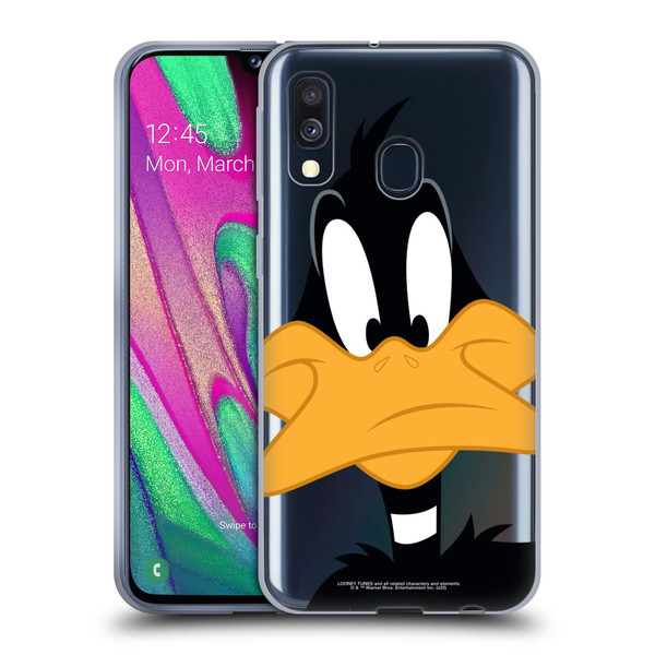 Looney Tunes Characters Daffy Duck Soft Gel Case for Samsung Galaxy A40 (2019)
