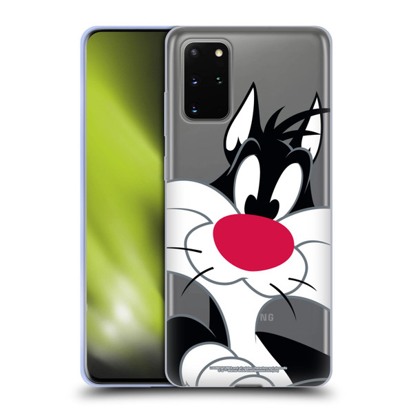 Looney Tunes Characters Sylvester The Cat Soft Gel Case for Samsung Galaxy S20+ / S20+ 5G