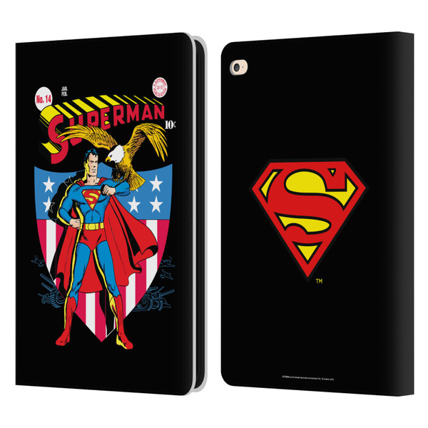 Superman DC Comics Famous Comic Book Covers Number 14 Leather Book Wallet Case Cover For Apple iPad Air 2 (2014)