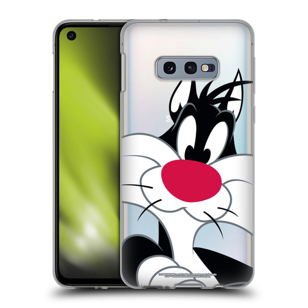 Looney Tunes Characters Sylvester The Cat Soft Gel Case for Samsung Galaxy S10e