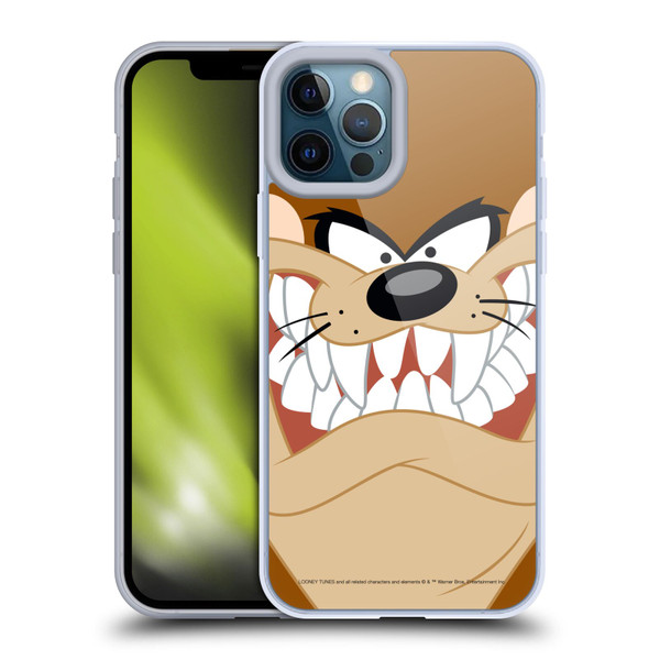 Looney Tunes Full Face Tasmanian Devil Soft Gel Case for Apple iPhone 12 Pro Max