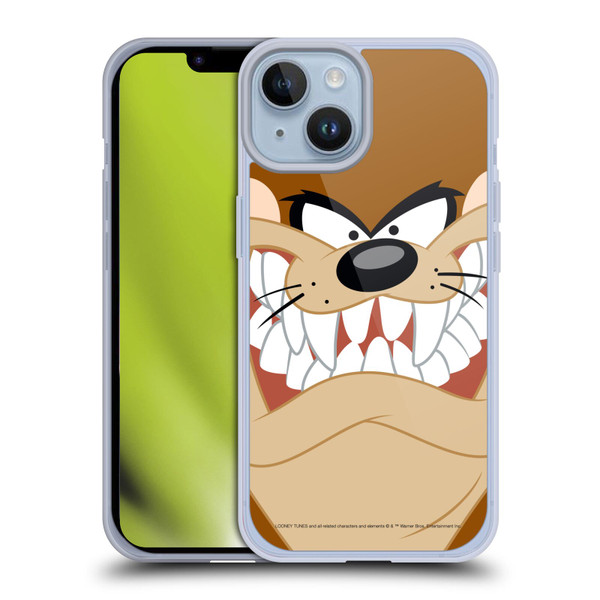 Looney Tunes Full Face Tasmanian Devil Soft Gel Case for Apple iPhone 14
