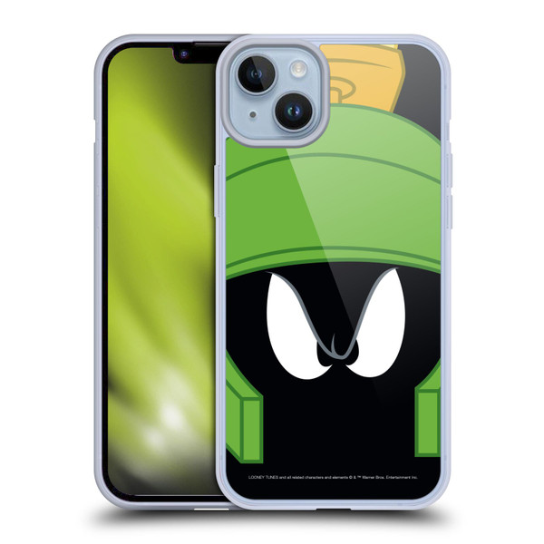Looney Tunes Full Face Marvin The Martian Soft Gel Case for Apple iPhone 14 Plus