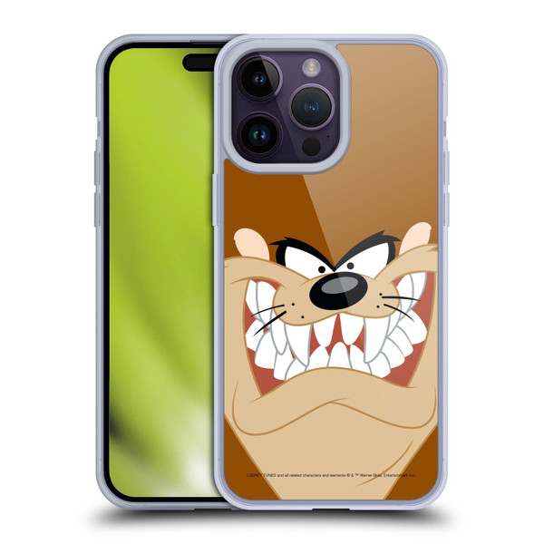 Looney Tunes Full Face Tasmanian Devil Soft Gel Case for Apple iPhone 14 Pro Max