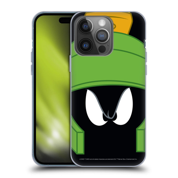 Looney Tunes Full Face Marvin The Martian Soft Gel Case for Apple iPhone 14 Pro