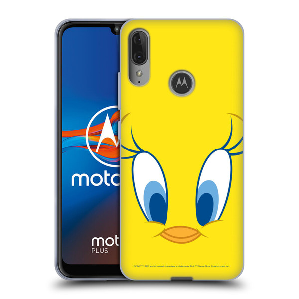 Looney Tunes Full Face Tweety Soft Gel Case for Motorola Moto E6 Plus