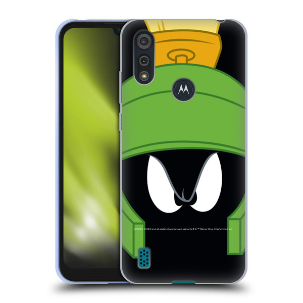 Looney Tunes Full Face Marvin The Martian Soft Gel Case for Motorola Moto E6s (2020)