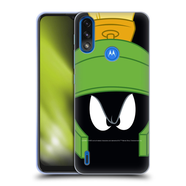 Looney Tunes Full Face Marvin The Martian Soft Gel Case for Motorola Moto E7 Power / Moto E7i Power