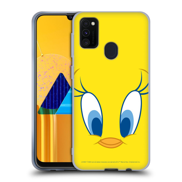 Looney Tunes Full Face Tweety Soft Gel Case for Samsung Galaxy M30s (2019)/M21 (2020)