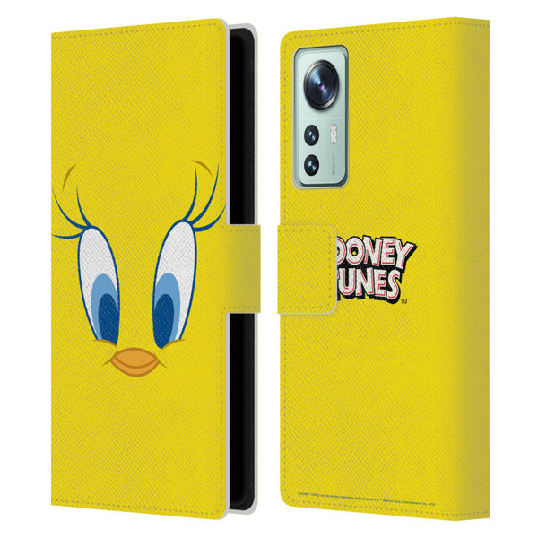 Looney Tunes Full Face Tweety Leather Book Wallet Case Cover For Xiaomi 12