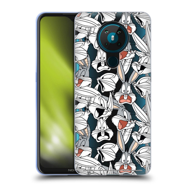 Looney Tunes Patterns Bugs Bunny Soft Gel Case for Nokia 5.3