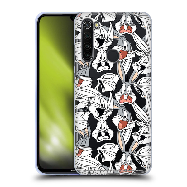 Looney Tunes Patterns Bugs Bunny Soft Gel Case for Xiaomi Redmi Note 8T