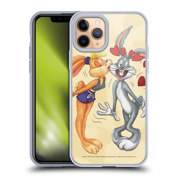 Looney Tunes Season Bugs Bunny And Lola Bunny Soft Gel Case for Apple iPhone 11 Pro