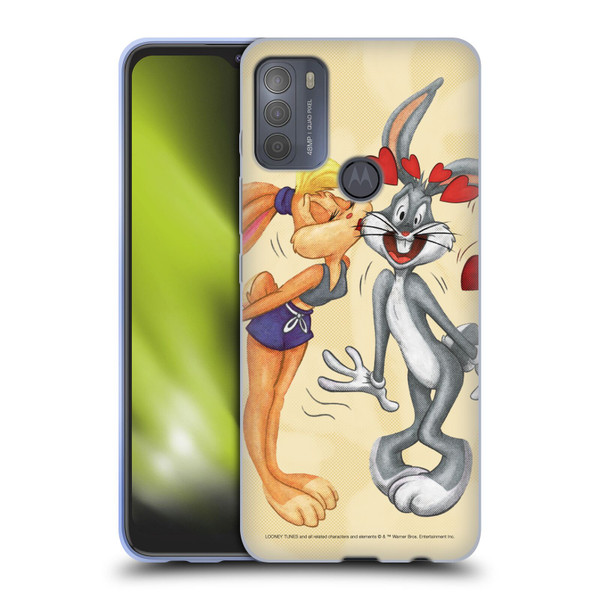 Looney Tunes Season Bugs Bunny And Lola Bunny Soft Gel Case for Motorola Moto G50