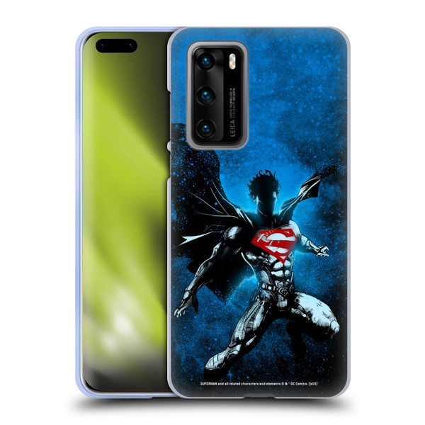 Superman DC Comics 80th Anniversary Splatter Soft Gel Case for Huawei P40 5G