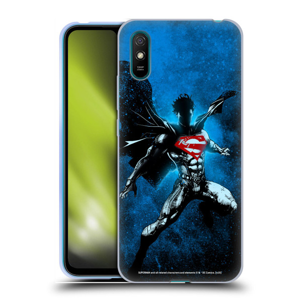 Superman DC Comics 80th Anniversary Splatter Soft Gel Case for Xiaomi Redmi 9A / Redmi 9AT