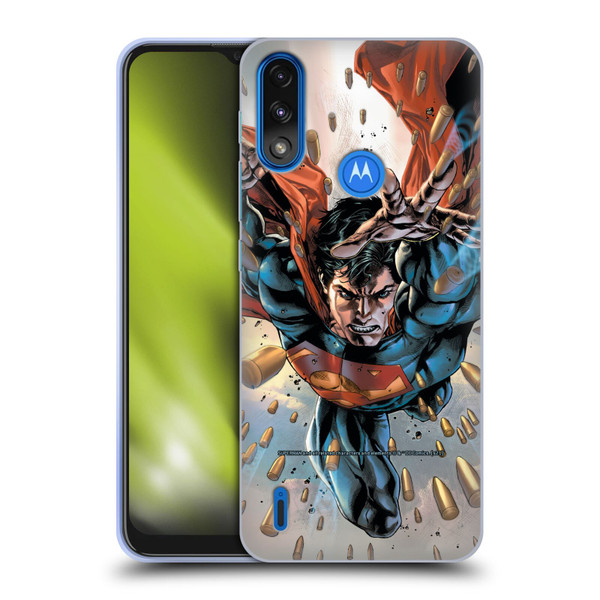 Superman DC Comics Comic Book Art Adventures Of Superman #3 Soft Gel Case for Motorola Moto E7 Power / Moto E7i Power