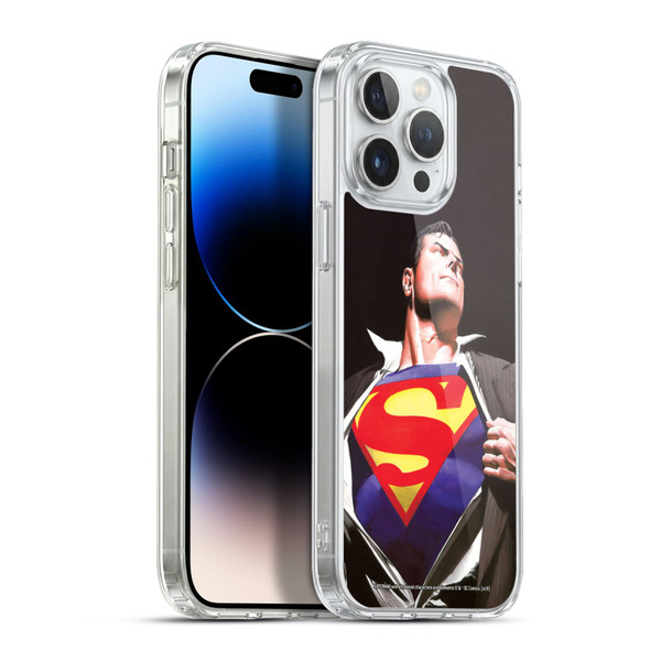 Superman DC Comics Famous Comic Book Covers Forever Soft Gel Case for Apple iPhone 13 Pro Max & MagSafe