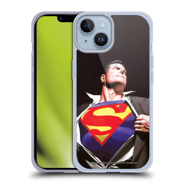 Superman DC Comics Famous Comic Book Covers Forever Soft Gel Case for Apple iPhone 14