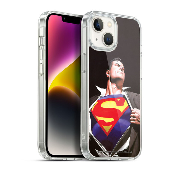 Superman DC Comics Famous Comic Book Covers Forever Soft Gel Case for Apple iPhone 14