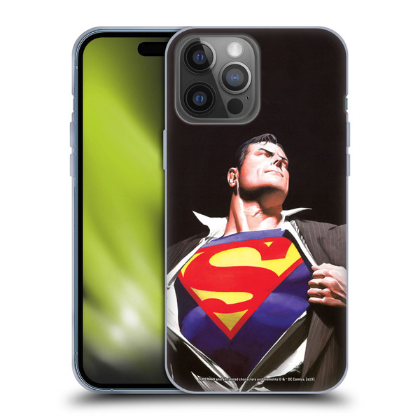 Superman DC Comics Famous Comic Book Covers Forever Soft Gel Case for Apple iPhone 14 Pro Max