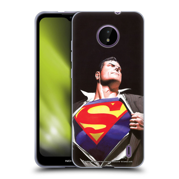 Superman DC Comics Famous Comic Book Covers Forever Soft Gel Case for Nokia C10 / C20