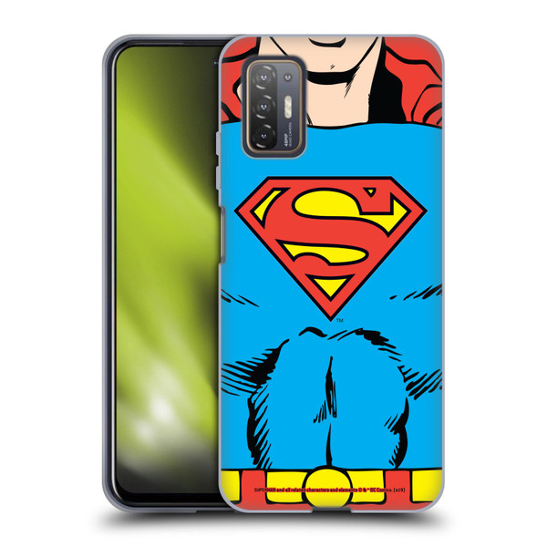 Superman DC Comics Logos Classic Costume Soft Gel Case for HTC Desire 21 Pro 5G