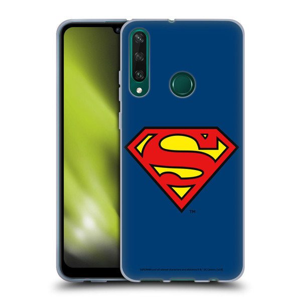 Superman DC Comics Logos Classic Soft Gel Case for Huawei Y6p