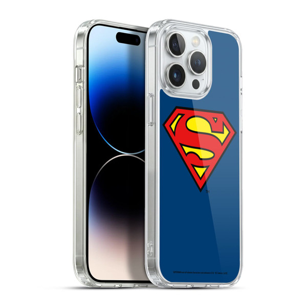 Superman DC Comics Logos Classic Soft Gel Case for Apple iPhone 13 Pro Max & MagSafe