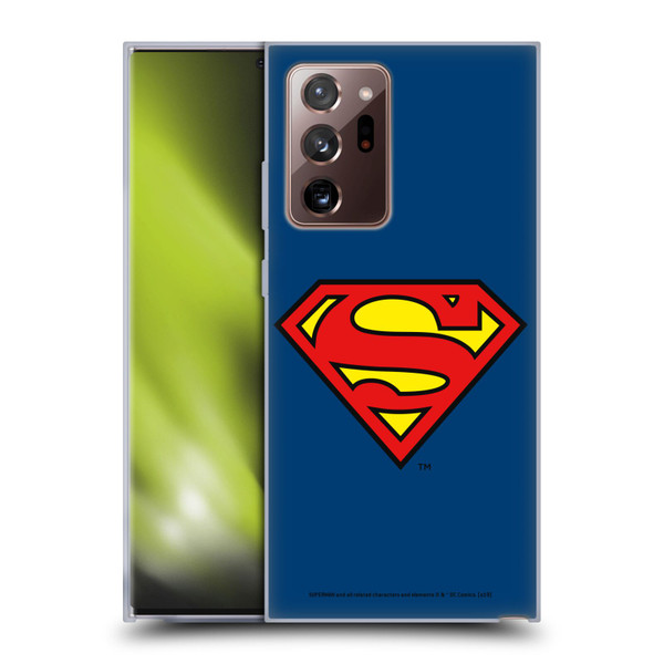 Superman DC Comics Logos Classic Soft Gel Case for Samsung Galaxy Note20 Ultra / 5G