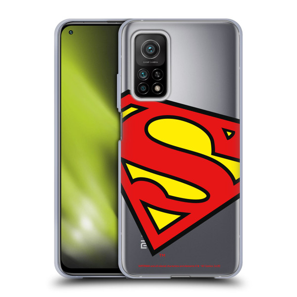 Superman DC Comics Logos Oversized Soft Gel Case for Xiaomi Mi 10T 5G