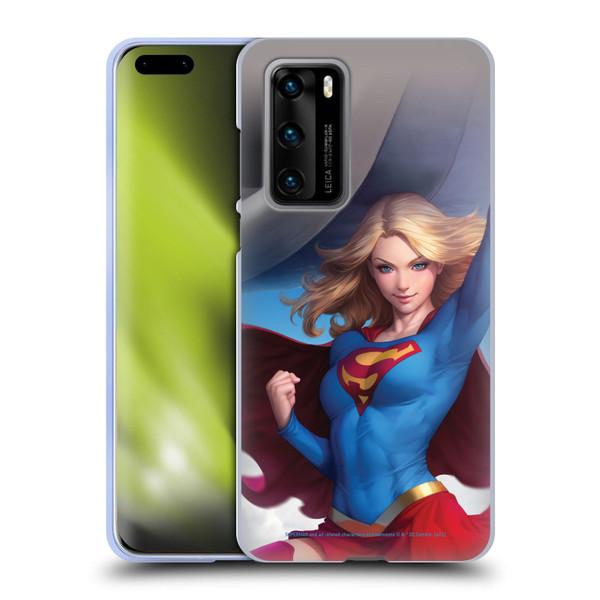 Superman DC Comics Supergirl Comic Art #12 Variant Soft Gel Case for Huawei P40 5G