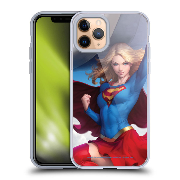 Superman DC Comics Supergirl Comic Art #12 Variant Soft Gel Case for Apple iPhone 11 Pro