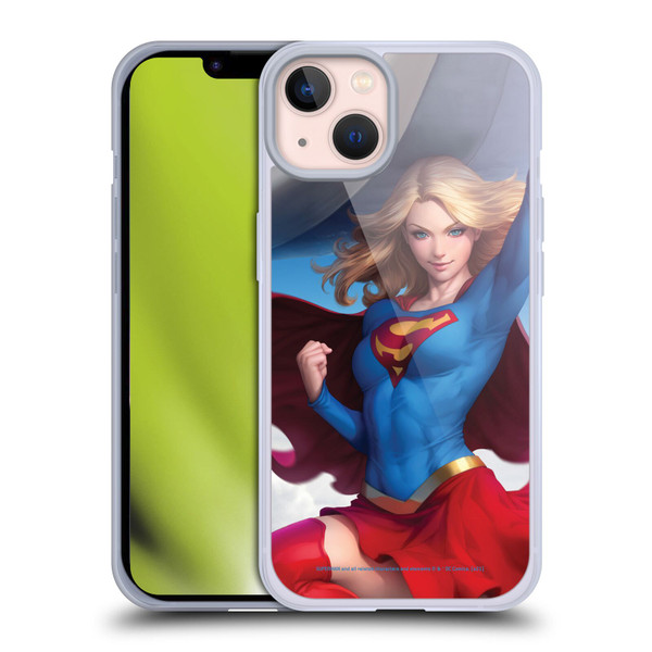 Superman DC Comics Supergirl Comic Art #12 Variant Soft Gel Case for Apple iPhone 13