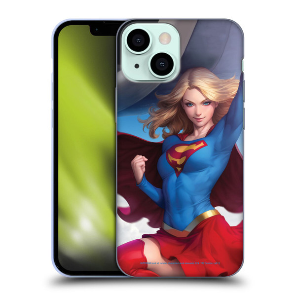 Superman DC Comics Supergirl Comic Art #12 Variant Soft Gel Case for Apple iPhone 13 Mini