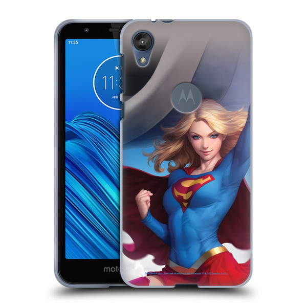 Superman DC Comics Supergirl Comic Art #12 Variant Soft Gel Case for Motorola Moto E6