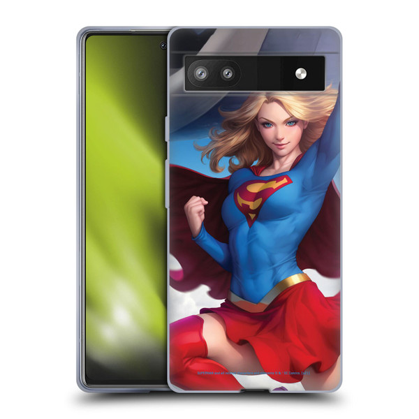 Superman DC Comics Supergirl Comic Art #12 Variant Soft Gel Case for Google Pixel 6a