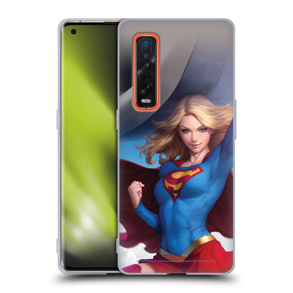 Superman DC Comics Supergirl Comic Art #12 Variant Soft Gel Case for OPPO Find X2 Pro 5G