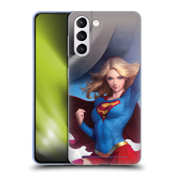 Superman DC Comics Supergirl Comic Art #12 Variant Soft Gel Case for Samsung Galaxy S21+ 5G