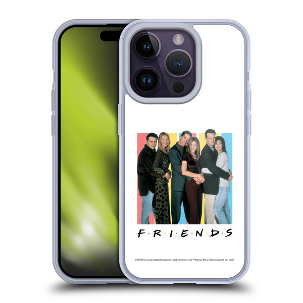 Friends TV Show Logos Cast Soft Gel Case for Apple iPhone 14 Pro