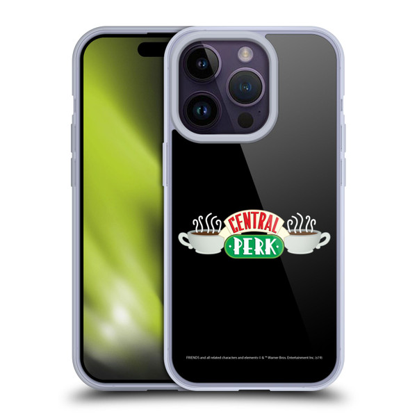 Friends TV Show Logos Central Perk Soft Gel Case for Apple iPhone 14 Pro